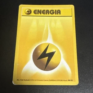 Carta Pokémon Energia Elettro Set Base 100/102 Ita Italiano - Picture 1 of 2