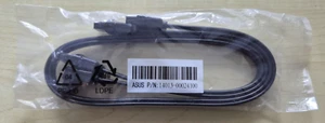 2x Sata Kabel - Asus | 6 Gb/s | Gewinkelt & Ungewinkelt | 45cm | Schwarz | Neu - Picture 1 of 5