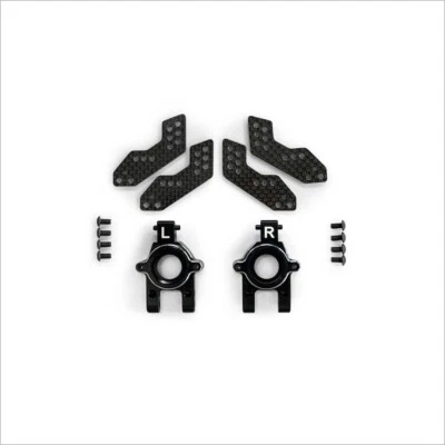 Carbon Rear Plates Alum. Hub #X3S-49 (RC-WillPower) HongNor X3-GTS - Image 1 of 2