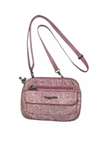Baggallini Triple Zip Bagg Pink Blossom Crossbody, sehr gepflegt - Bild 1 von 6