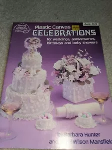 ASN Celebrations Weddings, Baby Showers, Birthday Plastic Canvas Pattern Booklet - Picture 1 of 6