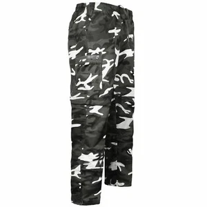 Men's Zip Off Camuflage/ Plain Cargo Work Trouser Short & 3/4 3 in 1 M - 3XL - Picture 1 of 44