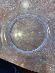 Lalique crystal 9” Salad Plate  France - Picture 1 of 4