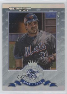 2001 Donruss Diamond Kings Studio Series /250 Mike Piazza #DK-7 HOF