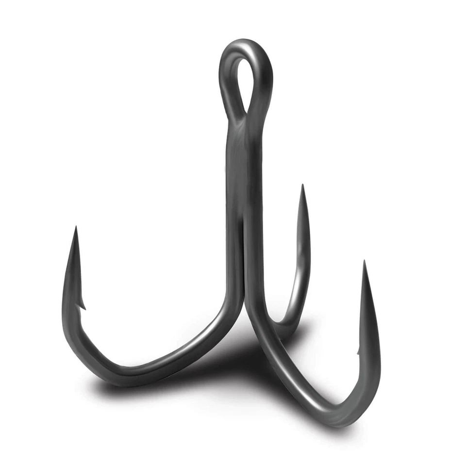 VMC Drilling 7557 Kaptain X3 Ganci Ami Tripli Acciaio Argento - Immagine 1 di 1