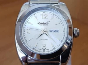 Ladies Ingersoll Sematuse IN3703SL 100m Silver Day/Date Automatic Bracelet Watch - Picture 1 of 9