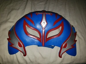 Rey Mysterio Jr Mask WWE WCW WWF ECW Wrestling MATTEL Blue Lucha Accessory - Picture 1 of 5