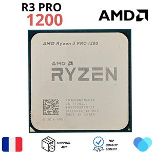 Processeur AMD Ryzen 3 PRO 1200 4C/4T (3.1 GHz / 3.4 GHz) AM4 - Photo 1/3