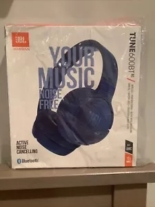 NEW JBL TUNE600BTNC Wireless On-Ear Active Noise Cancelling Headphones-Blue - Picture 1 of 3