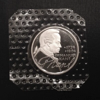 ~ Germany 1974 D Five 5 Marks Immanuel Kant - Mint Sealed Proof - Image 1 of 2
