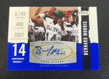 2008 SAGE Hit Auto Silver Bernard Morris #A14 Rookie RC Auto Marshall