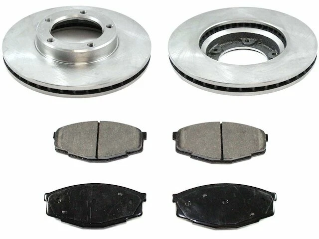 Kit de pastillas de freno y rotor delantero para camioneta Toyota 1984-1995 48614XR 1992 1988 1987 Foto 1 de 2