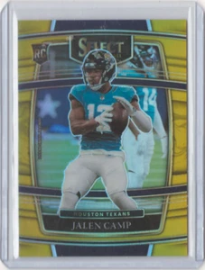 2021 Panini Select - Concourse Gold Prizm #97 Jalen Camp 07/10 Houston Texans - Bild 1 von 2