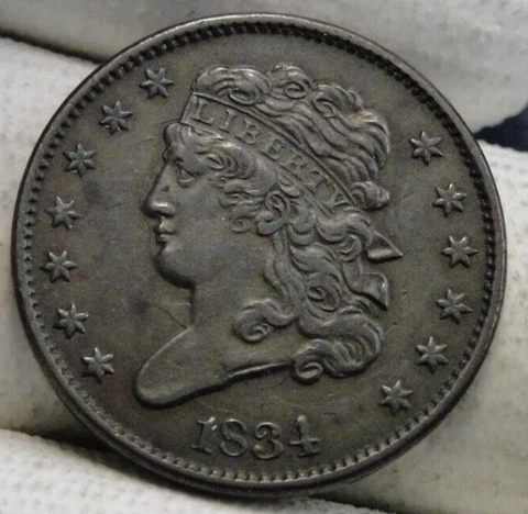 1834 Classic Head Half Cent Cover