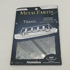 2012 Metall Earth Fascinations 3D lasergeschnittenes Mini-Modell Titanic Neu Silber Edition