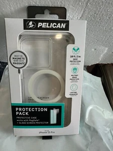 Pelican Protection Pack Clear (MagSafe) Case + Screen Protector | iPhone 13 Pro - Zdjęcie 1 z 3