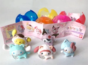 Bandai Sanrio Kuromi Pom Pom Hello Kitty Cinnamoroll Cat Costume Parade Figure - Picture 1 of 14