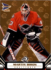 2003-04 (SABRES) Pacific Prism Gold #14 Martin Biron/425
