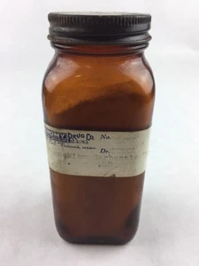 Pharmacy Magnesium Carbonate Faded Medicine Bottle 5.25" Economy Drug Roche - Picture 1 of 5