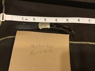 Herbertz keramik knife - rare ceramic blade great vintage knife for collector.  - Image 1 of 4