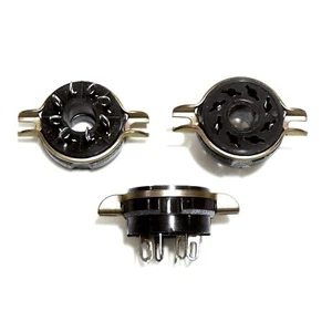 8pcs 8pin Octal Tube Socket Bakelite for EL34 5881 6L6 6V6 6SN7 KT88 5U4G USSR - Picture 1 of 4