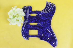 Pick-up HSS pour guitare bleue Fender ST Strat plaque à gratter pièces de guitare