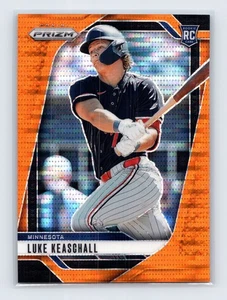 Luke Keaschall Minnesota Twins 2025 Panini Prizm #250 Orange Pulsar Prizm #/399 - Imagen 1 de 2