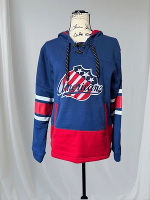 Camiseta deportiva de hockey Reebok Face Off Collections USA Americans peso pesado para hombre S rara Foto 1 de 4