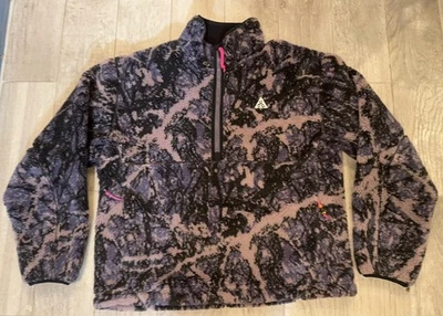 Nike ACG Canwell Glacier Therma-FIT ADV Half-Zip Jacket Mens M Dark Raisin NWT - Image 1 of 4