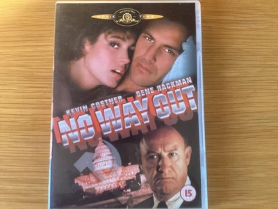 No Way Out (DVD 1987) Vintage Thriller ~ Kevin Costner / Gene Hackman - Image 1 of 3
