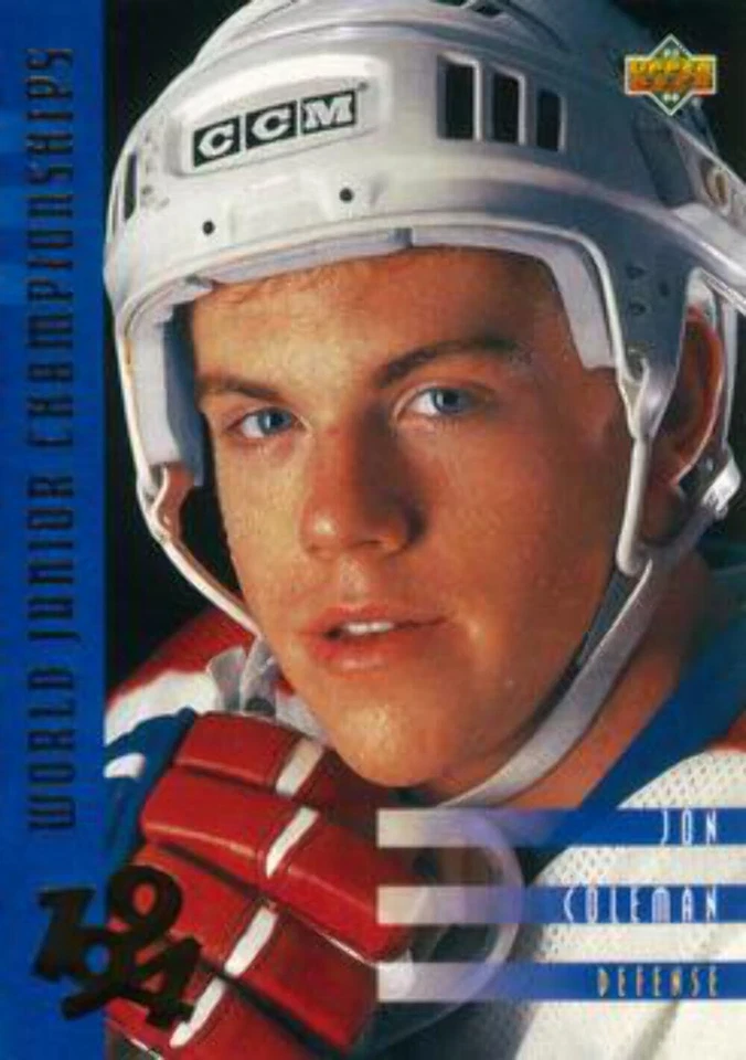 #563 Jon Coleman - USA - 1993-94 Upper Deck Hockey - Image 1 of 1