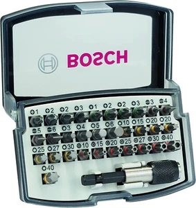 Set Inserti Avvitamento 32 Pezzi Bosch Per tutti gli avvitatori trapano e caccia - Foto 1 di 5