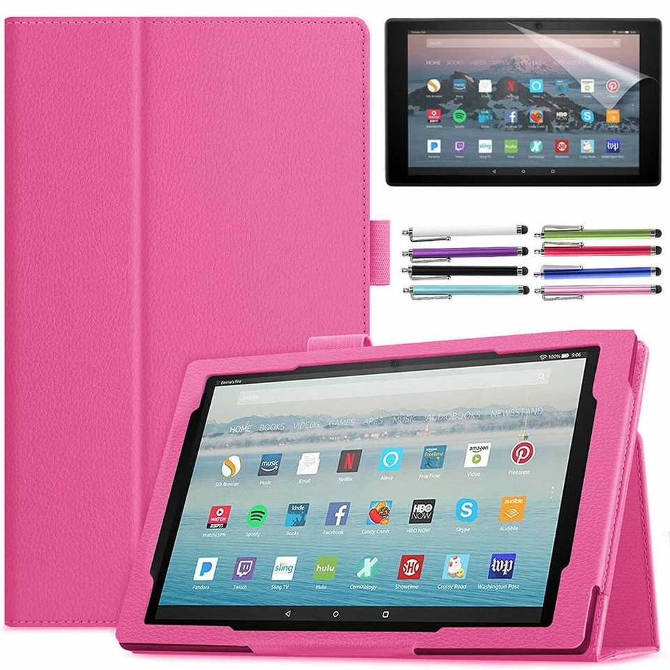 Funda Tablet Para Amazon Fire HD 10 10 10.1 Pulgadas 2023/2021 con Protector Pantalla Gratis Foto 1 de 4