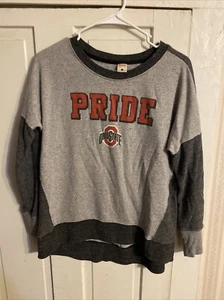 Homage Ohio State Buckeyes Pride Long Sleeve Light Sweatshirt Womens Small - Picture 1 of 5