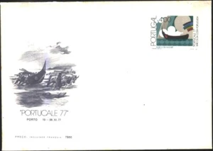 PORTUGAL Special cover with printed stamp Stamp Exhibition Portucale 1977 avdpz - Picture 1 of 1
