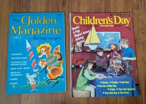 Vtg Lot ~ 2 Magazines 1970 Childrens Day by Woman's Day 1964 The Golden Magazine - Picture 1 of 12