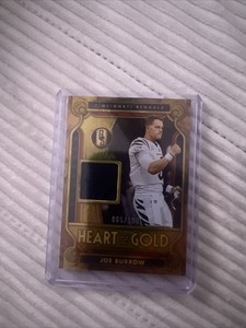 2023 Panini Gold Standard #18 Joe Burrow Heart of Gold 114/199 Bengals patch
