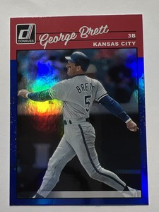 2023 Donruss George Brett Retro Blue Foil #284