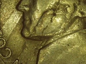 1942 Jefferson nickel error, obverse lamination. 484 - Picture 1 of 6