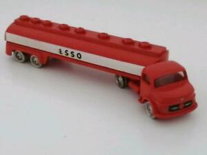 LEGO Tankwagen Lastzug Mercedes Truck + Trailer  ESSO Farbe rot - guter Zustand