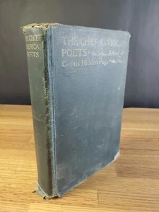 The Chief American Poets Edited by Curtis Hidden Page 1st Edition 1905  - Foto 1 di 11