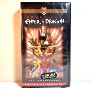 ENTER THE DRAGON (1973) VHS Bruce Lee - Martial Arts Action Crime Thriller NEW - Picture 1 of 6