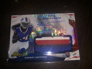2014 SAMMY WATKINS REF RPA 4/25 AUTO 2014 TOPPS FINEST 4 COLOR - Picture 1 of 3