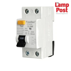 Fusebox Type F RCD 30MA 2P 25A-100A - Choose Your Amperage - Picture 1 of 8