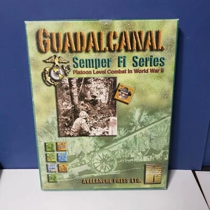 Avalanche Press GUADALCANAL - Semper Fi Series Game 2003 UNPUNCHED Complete - Picture 1 of 9