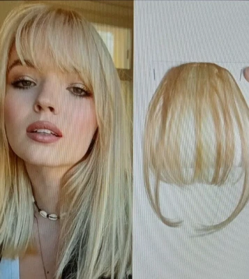 Peluca pieza frontal. Blonde Mix #105. Se utiliza para llenar la parte delantera de tu cabello. Foto 1 de 4