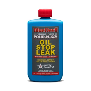BlueDevil Oil Stop Leak #49499 - 8 oz. Pour-N-Go! Permanent Repair Guaranteed - Picture 1 of 10