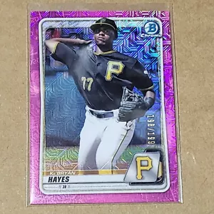 Ke’Bryan Hayes 2020 Bowman Chrome /199 Pink Mojo Refractor SP Rookie RC #BCP-67 - Bild 1 von 3