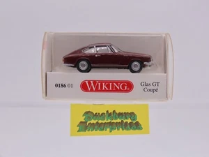 Wiking 018601 Glas GT Coupe dunkelrot in OVP 1:87 187911 - Bild 1 von 2