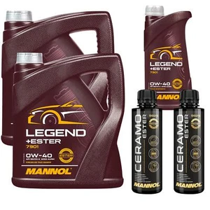 9L MANNOL aceite motor Legend + Ester 0W-40 Incl. 2x Aditivo Ceramo Ester 9829 - Imagen 1 de 6